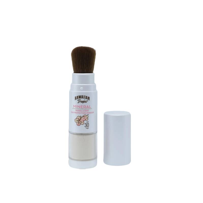 Hawaiian Tropic Mineral Brush SPF 30 - Lightweight Sensitive Sunscreen for Broad Spectrum Protection