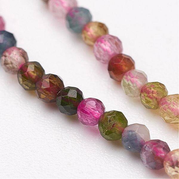 Natural Tourmaline Bead Strands