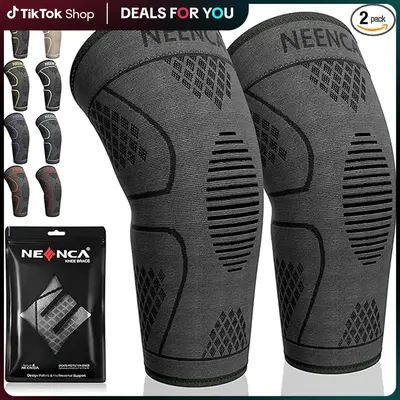 【Jointguard】NEENCA Sports Knee Sleeve for Runner, Workout, Gym, Basketball, Volleyball, Hiking Spicy Dill knee pain Breat...