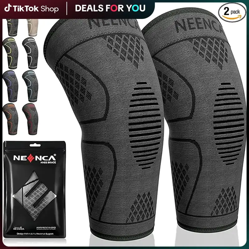 【Jointguard】NEENCA Sports Knee Sleeve for Runner, Workout, Gym, Basketball, Volleyball, Hiking Spicy Dill knee pain Breat...
