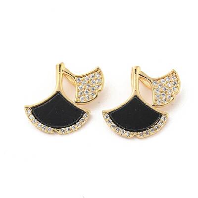 Brass Micro Pave Cubic Zirconia Pendants