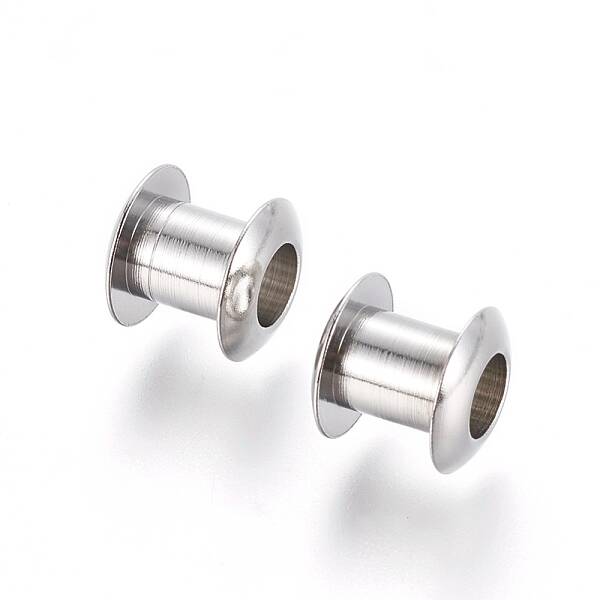 201 Stainless Steel European Bead Cores