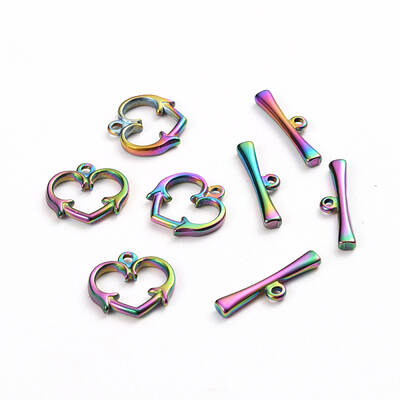 Ion Plating(IP) 304 Stainless Steel Toggle Clasps