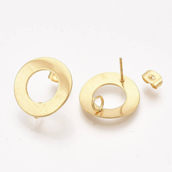 304 Stainless Steel Stud Earring Findings