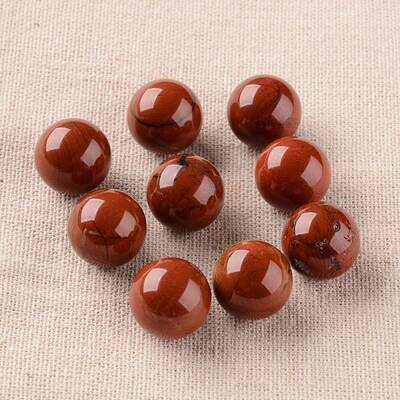 Natural Red Jasper Round Ball Beads