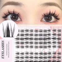 Natural Look Eyelash Extensions, 1 Box Individual False Eyelashes, DIY Self Grafting Curl Eyelashes, Eye Makeup Enhancement...