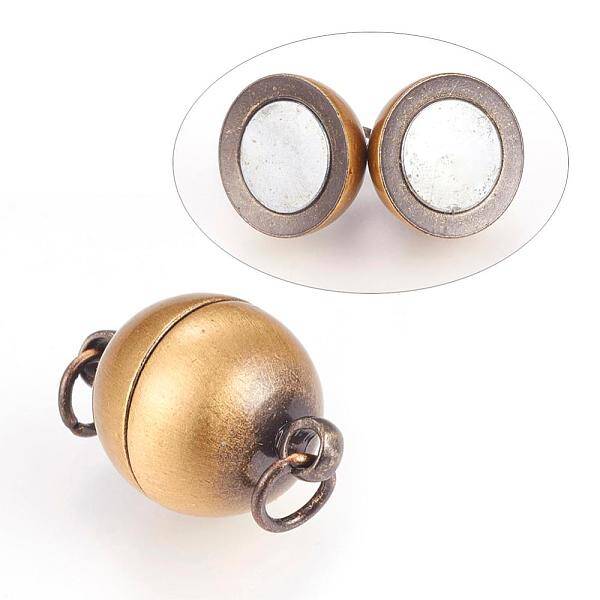 Brass Magnetic Clasps with Loops