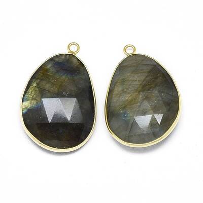 Natural Labradorite Pendants