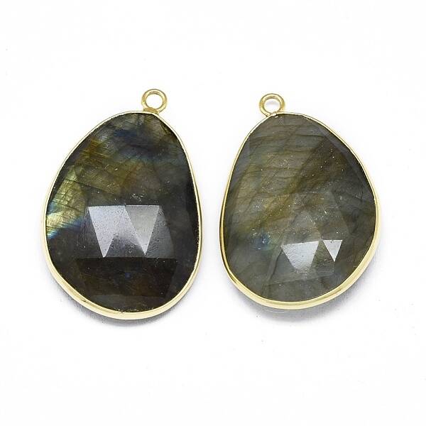 Natural Labradorite Pendants