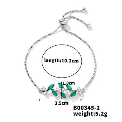 Fashionable European and American Style Rhinestone Slider Bracelets