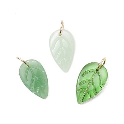 3Pcs Handmade Lampwork Pendants