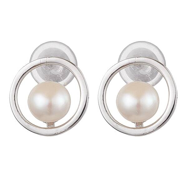 Natural Pearl Ear Studs