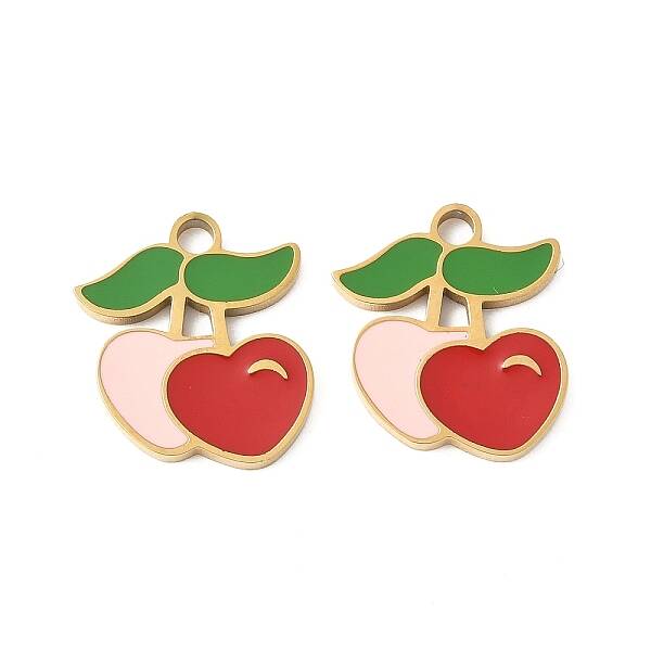 304 Stainless Steel Enamel Charms