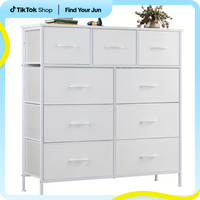9-Drawer Dresser,Large Capacity Multi-Drawer Organizer - Perfect Storage for Clothes & Household Items,Tall Dresser for Bedro...