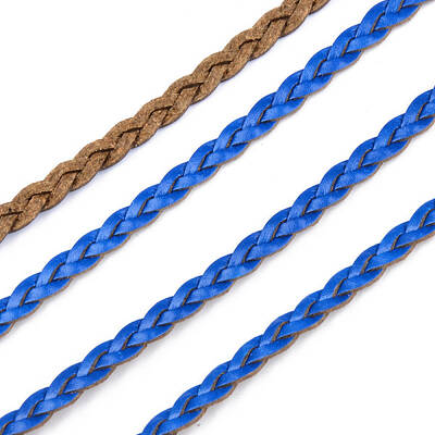 Braided PU Leather Cords