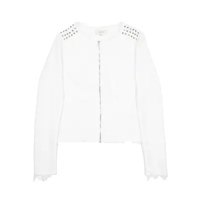 ZEBRA Embellished Blazer Jacket White Womens S