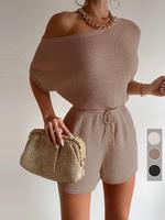 Women's Solid Drawstring Waist Romper, Basic Casual Sleeveless Round Neck Romper for Summer, Minimalist Onesies, Fashion Wome...