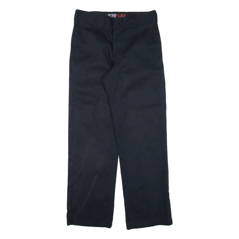 DICKIES 874 Workwear Mens Trousers Black Regular Straight W30 L29