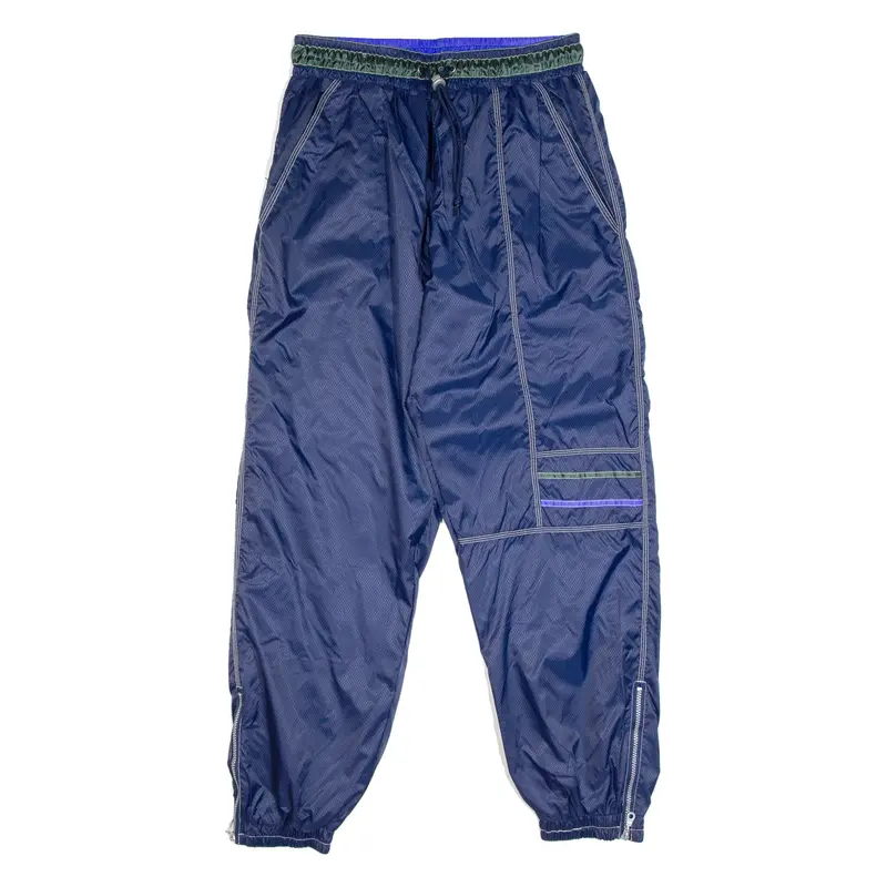 Mens Track Pants Blue Tapered L W32 L31