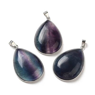 Natural Fluorite Pendants