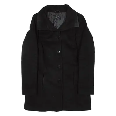 PATRIZA PEPE Overcoat Knit Coat Black Wool Womens M