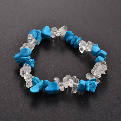 Chips Gemstone Beaded Stretch Bracelets