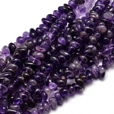 Natural Amethyst Chip Beads Strands