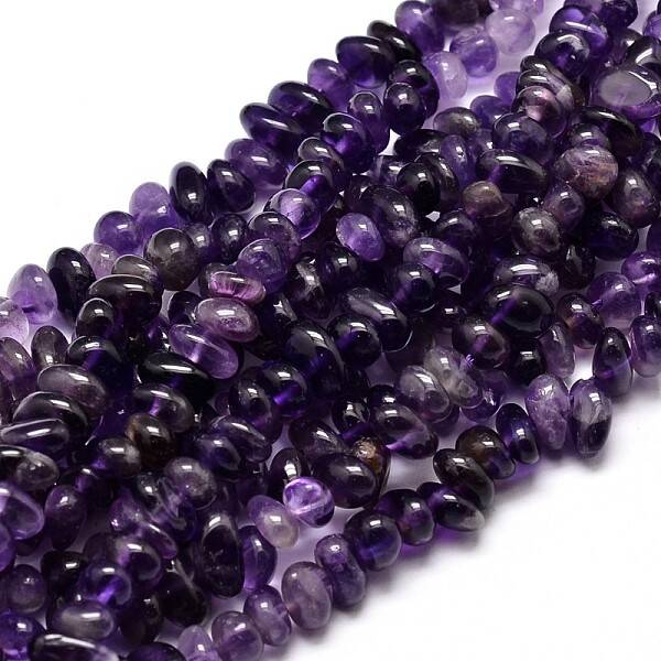 Natural Amethyst Chip Beads Strands