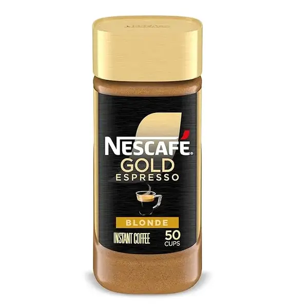 NESCAFÉ Gold Espresso Blonde, Instant Coffee, 3.5 oz Beverage Bean
