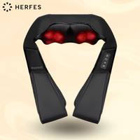 Neck Shoulder Back Massager with Heat - Shiatsu Massager Adjustable Relaxing Gift Plug-in Comfort neck black massage devices ...