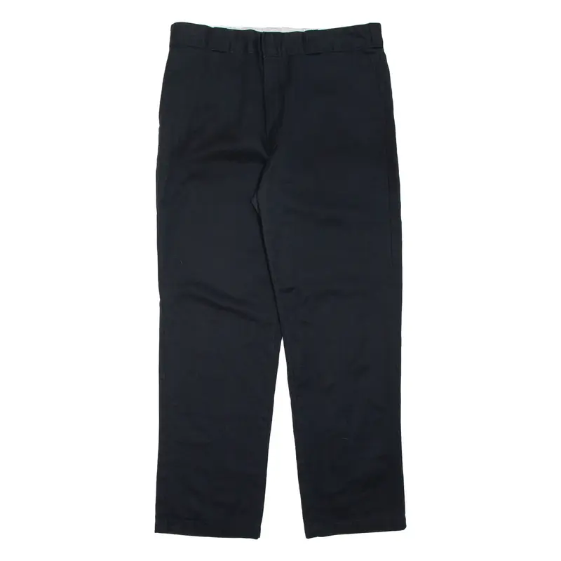 DICKIES Chino Mens Trousers Black Regular Straight W34 L31