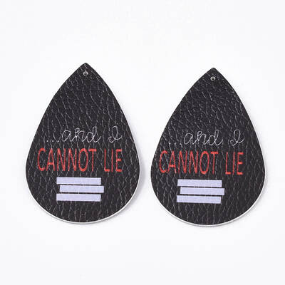 PU Leather Big Pendants