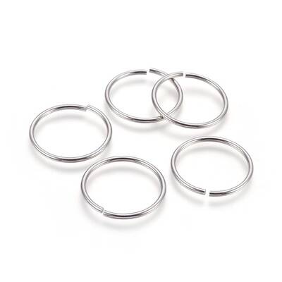 Tarnish Resistant 304 Stainless Steel Open Jump Rings