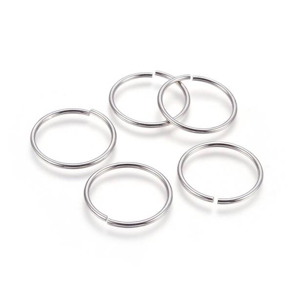 Tarnish Resistant 304 Stainless Steel Open Jump Rings