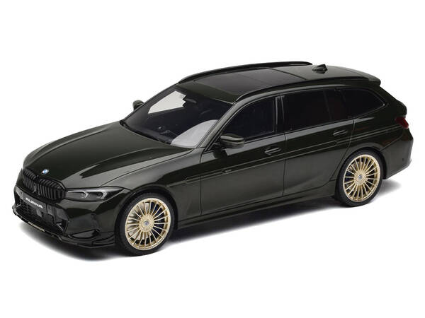 2025 BMW Alpina B3 GT Touring Green Metallic 1/18 Model Car by GT Spirit