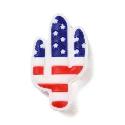 Independence Day Silicone Focal Beads
