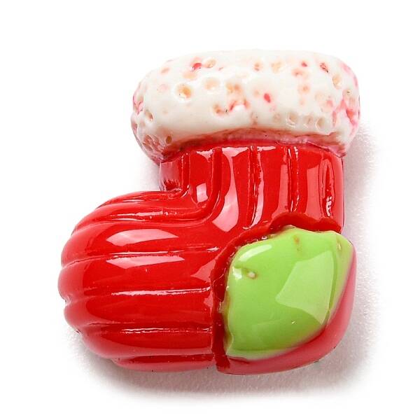Christmas Opaque Resin Cabochons