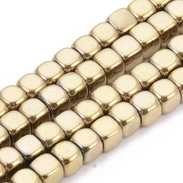 Electroplate Non-magnetic Synthetic Hematite Beads Strands