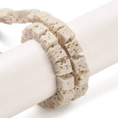 Synthetic Lava Rock Dyed Beads Strands