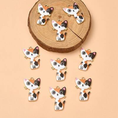 Alloy Enamel Pendants