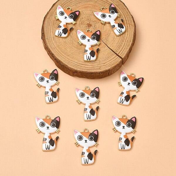 Alloy Enamel Pendants