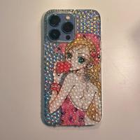 Handmade Blinged Out Jelly Rhinestones Cell Phone Case - Bling with Colorful Design