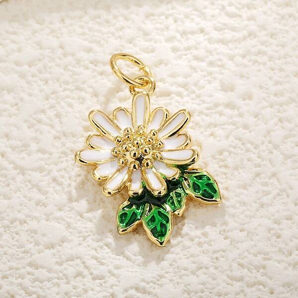 Brass Enamel Pendants