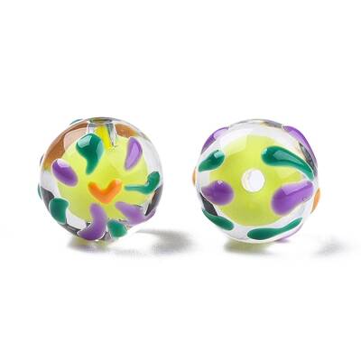 Transparent Acrylic Enamel Beads