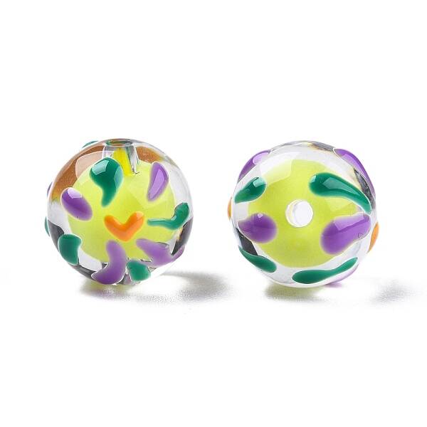 Transparent Acrylic Enamel Beads