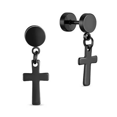 Stainless Steel Barbell Cartilage Earrings