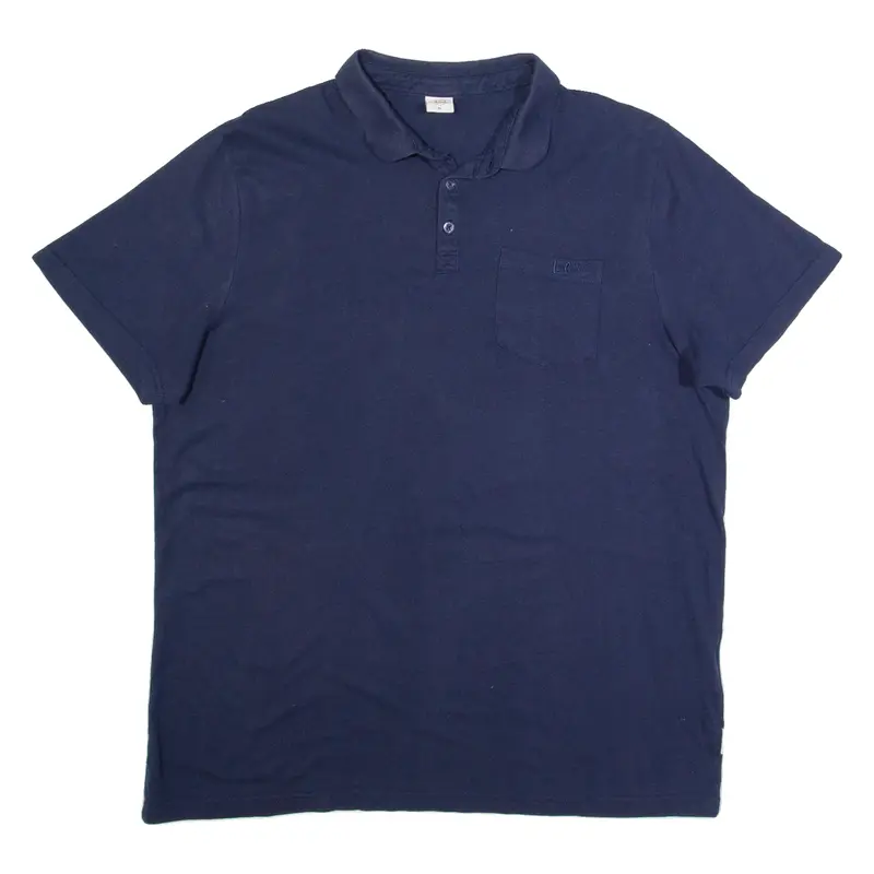 LEE COOPER Mens Polo Shirt Blue XL