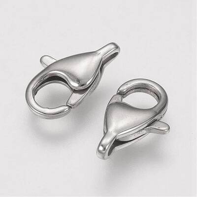 Tarnish Resistant 304 Stainless Steel Lobster Claw Clasps