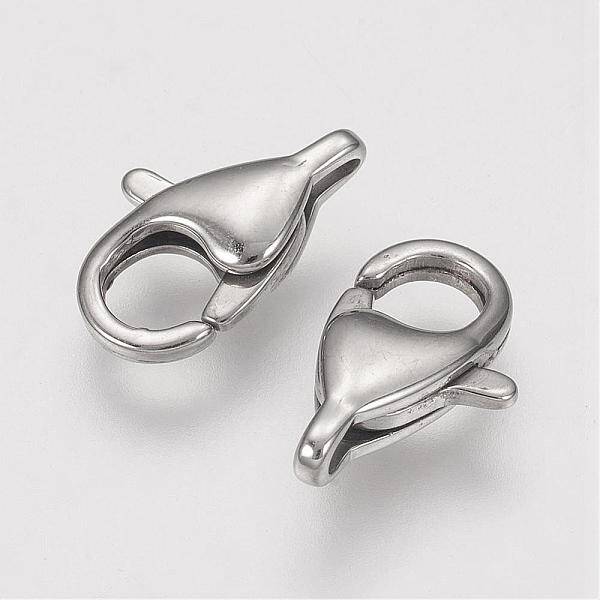 Tarnish Resistant 304 Stainless Steel Lobster Claw Clasps