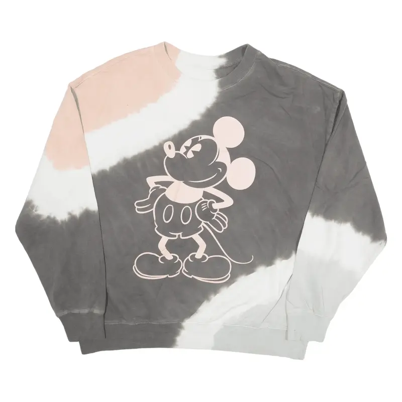 DISNEY Mickey Mouse Sweatshirt Grey Womens XL